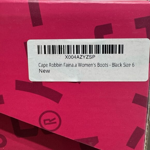 Cape Robbin Women’s Faina Ankle Boots Black Size 6 M - Picture 5 of 5
